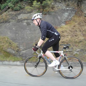 Paul climbing La Calera on his Fausto Coppi KSC Paul climbing La Calera on his Fausto Coppi KSC