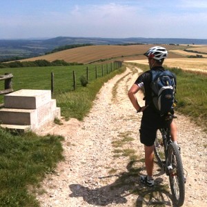 Barrie overlooking the Arundel Gap on the SDW