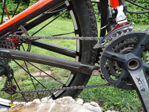 Chain stay protection on Santa Cruz Blur XC