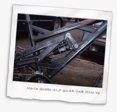 Marin Quake AL7 QUAD link close up