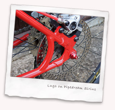 Pipedream Sirius frame lugs