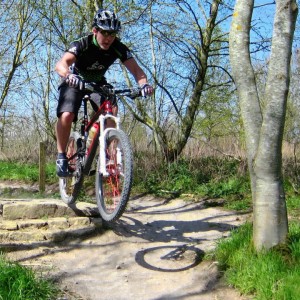 Drop-offs on the Croft Trail at Swindon