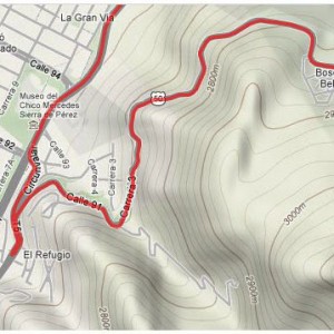 La Calera map La Calera map