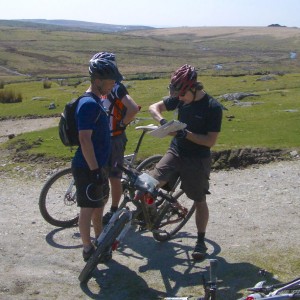 Navigating during a MIAS MTB course