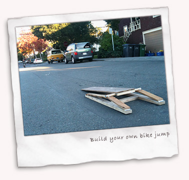 Build your own bike jump