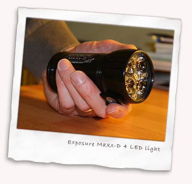 Exposure MaXx-D 4 LED light hand held