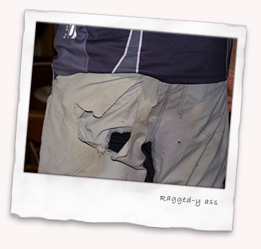 Andys's raggedy arse