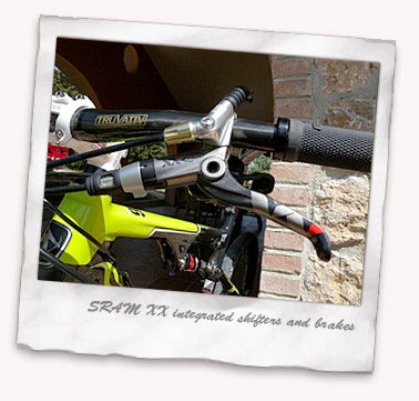 The new SRAM XX integrated lever assembly