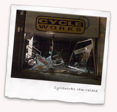 Cycleworks Leatherhead ram-raided