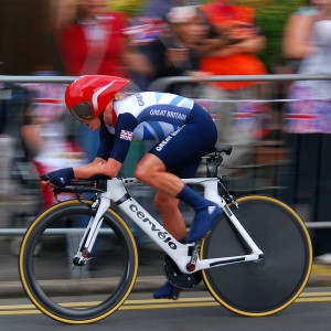 Emma Pooley at Cobham 2012 Olympic Time Trial