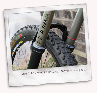 2010 Rock Shox Revelation 150mm forks