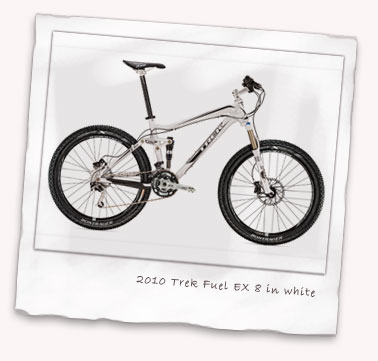 2010 Trek Fuel EX 8 in white