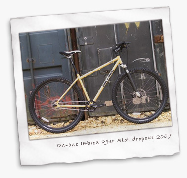 On-one Inbred 29er slot dropout