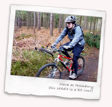 Astounding Adventures - Mark on the singletrack course