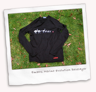 Embers Merino Evolution baselayer
