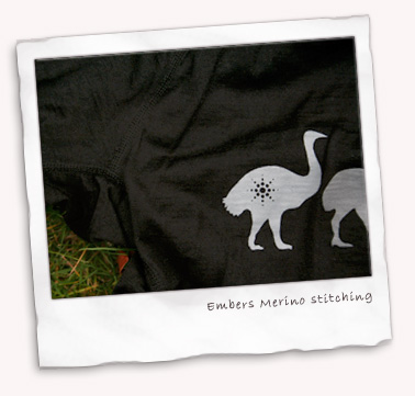 Embers Merino stitching