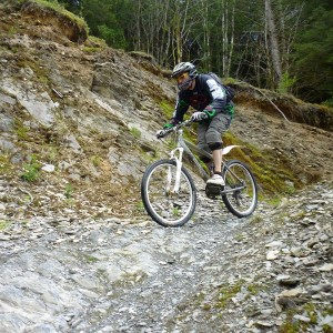 Andy on the Gorlech Trail