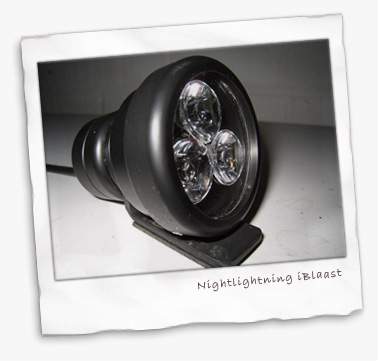 NightLightning iBlaast LED headlight
