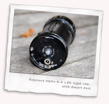 Exposure MaXx-D 4 LED light rear with Smart Port