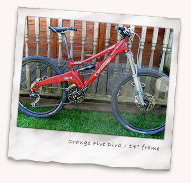 Orange Five Diva in 14 inch