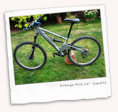 Orange Five small (14 inch) frame