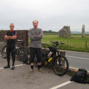 Ready to ride at Avebury