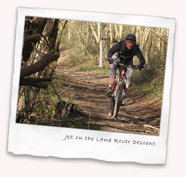 Jez on the Land Rover Descent