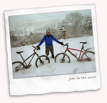 Jem in the snow
