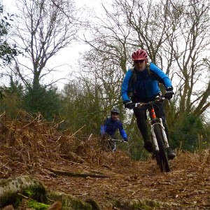 Tony on Secret Singletrack