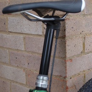 RockShox Reverb seat post extended